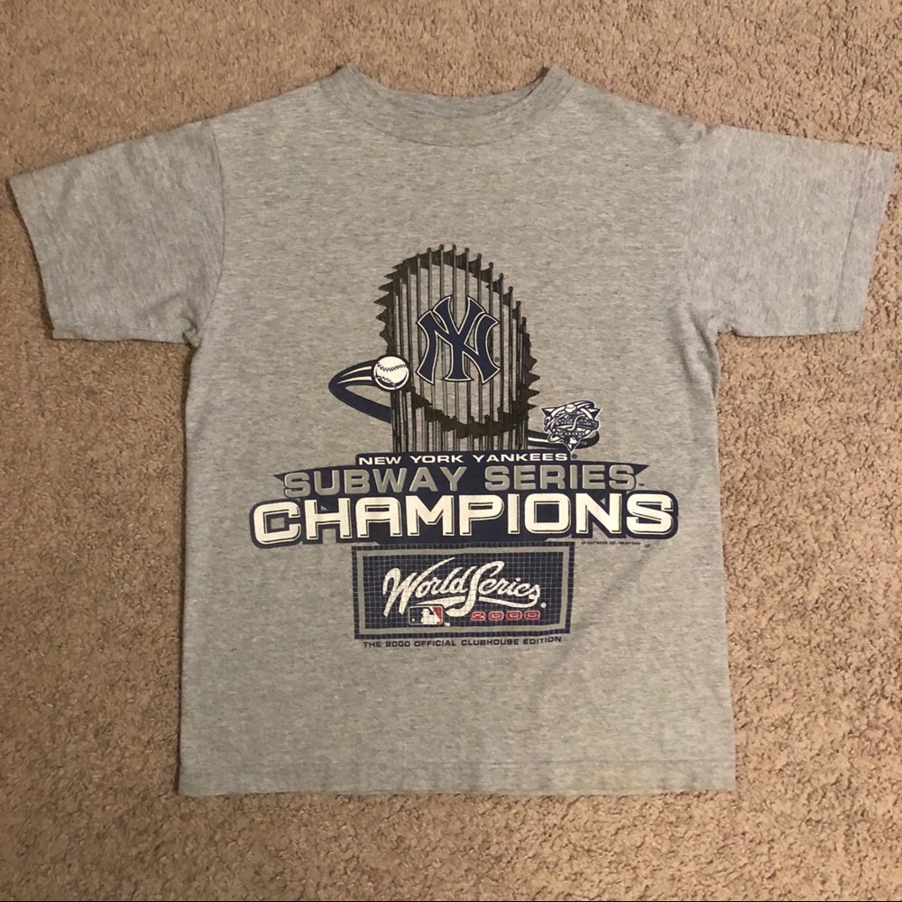 Boy’s ny yankees subway series shirt